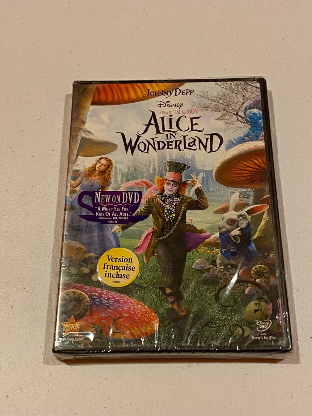3/$20 Disney Alice in Wonderland DVD